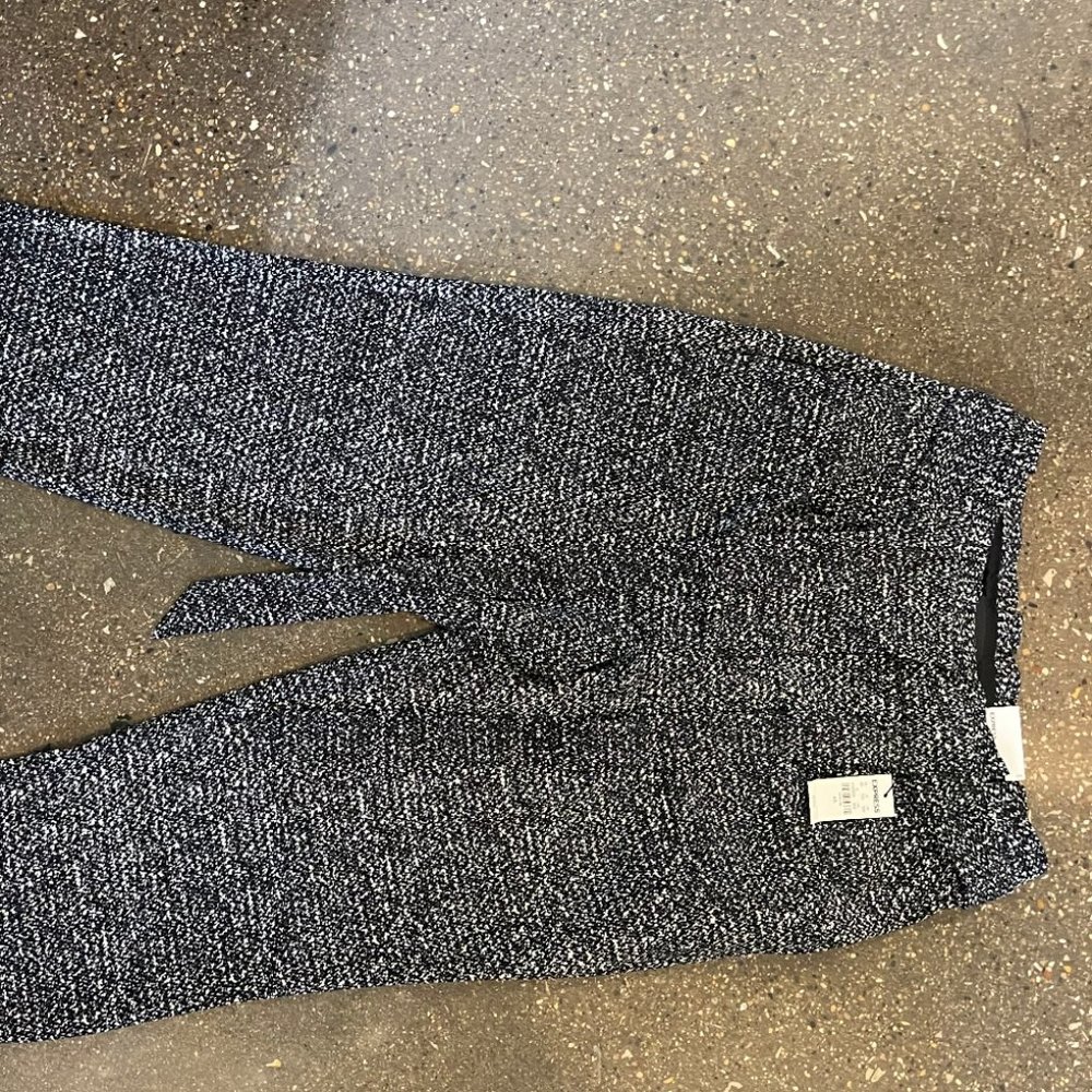 High Waist Paper Bag Tie Pants